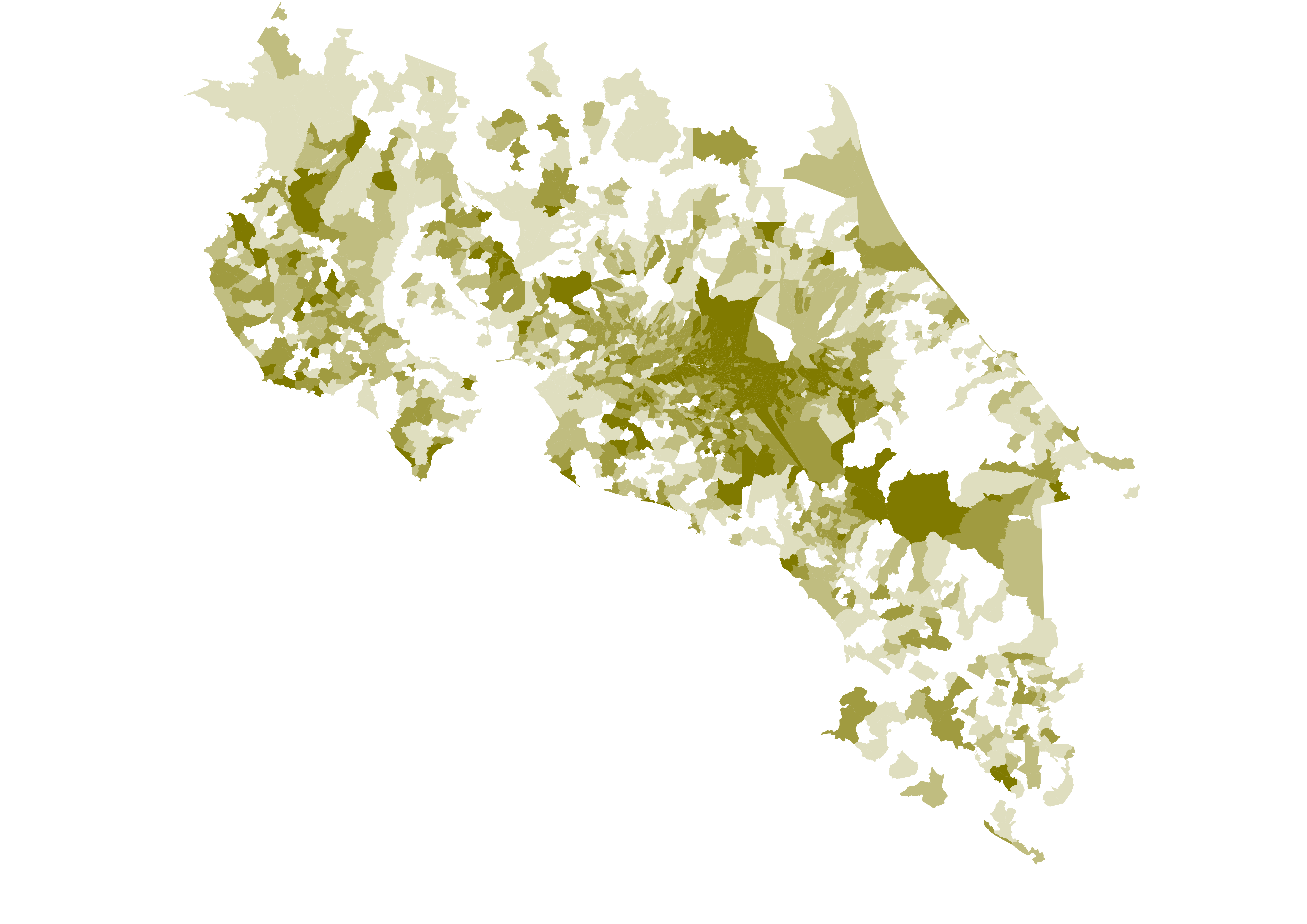 Mapa de resultados de Claudia Dobles