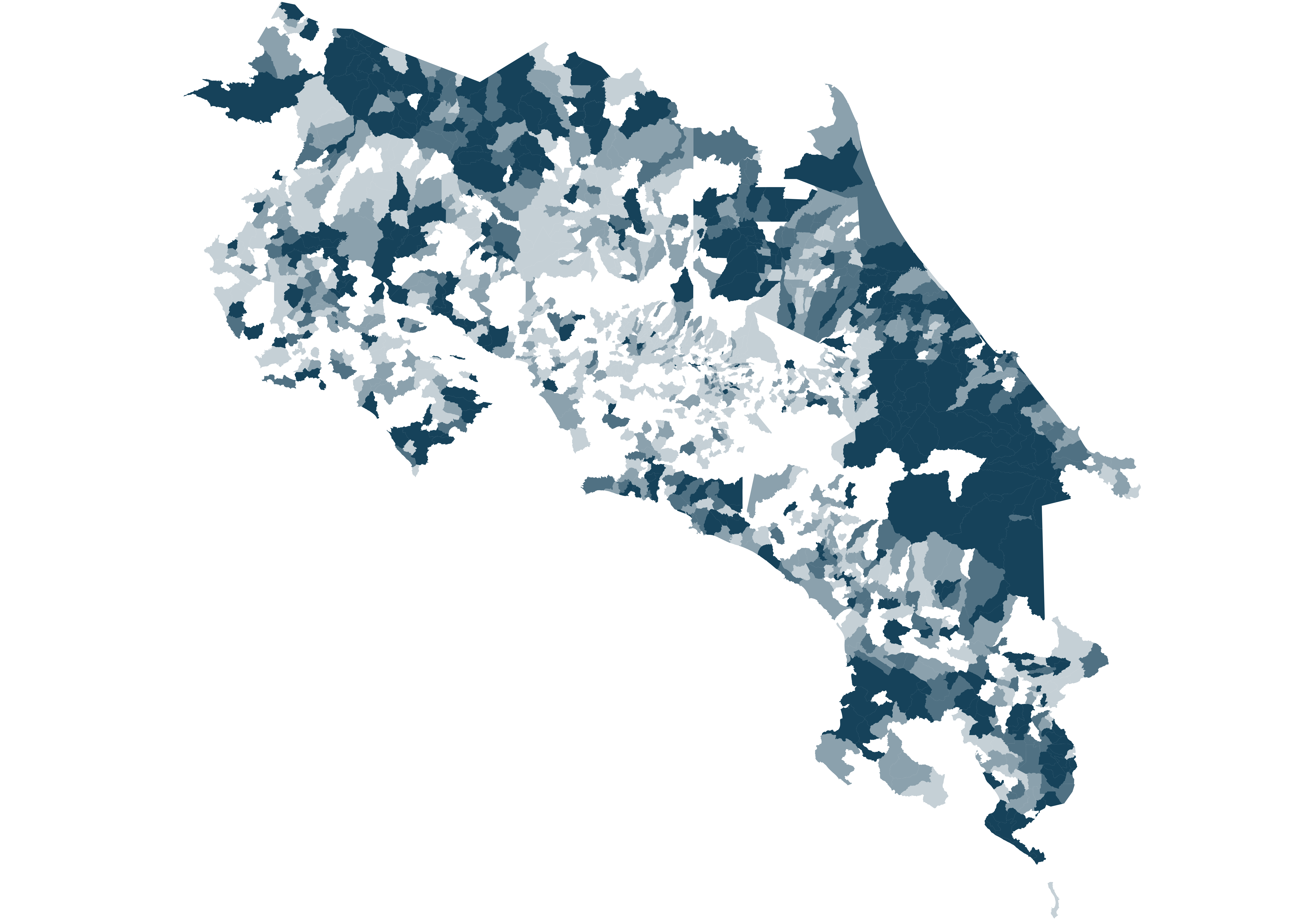 Mapa de resultados de Fabricio Alvarado